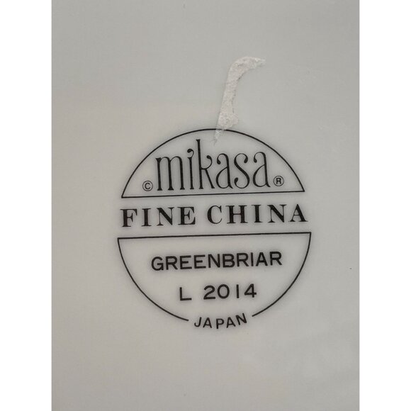 Mikasa Greenbriar L2014Fine China Dinner Plate7.75"Yellow Floral Gold Trim Japan - Picture 8 of 9